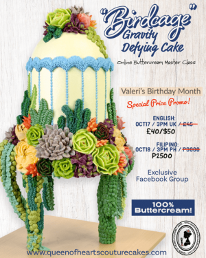 Birdcage - Gravity Defying Buttercream Online Master Class (Filipino)