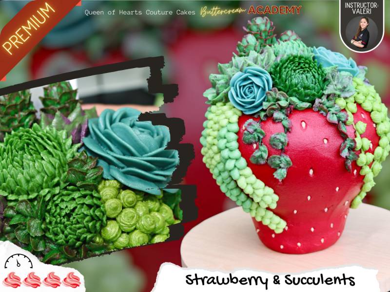 Strawberry & Succulents