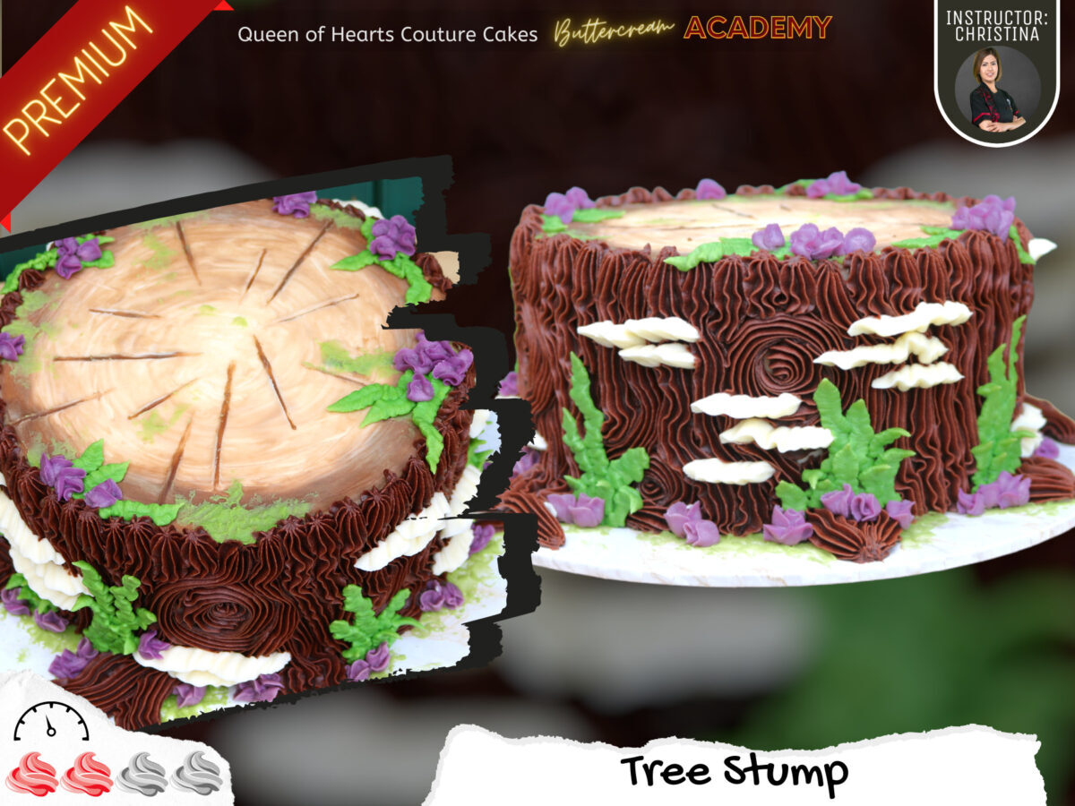 Tree Stump Cake