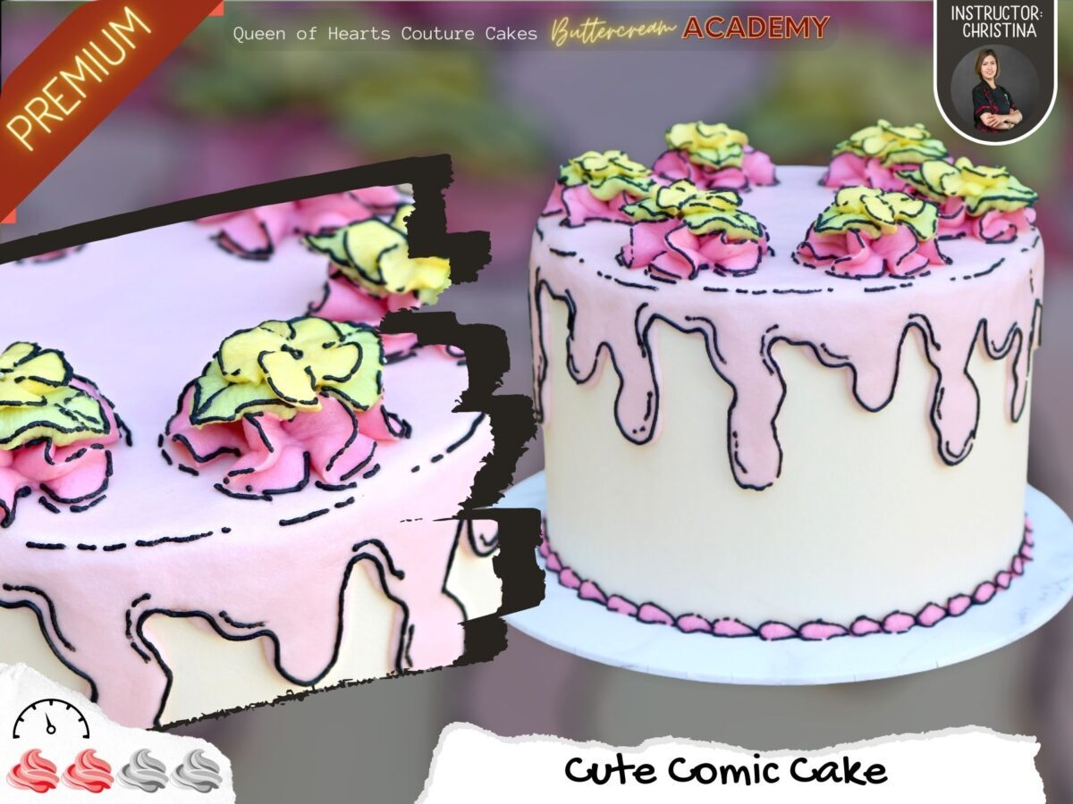 Cute Comic Cake
