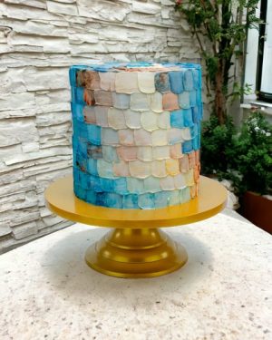 buttercrem palette knife painting