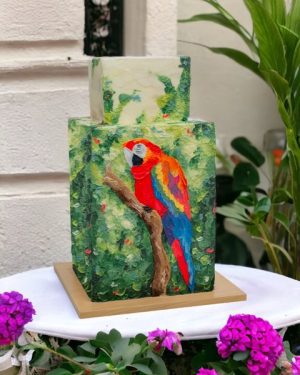 parrot cake