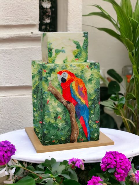 parrot cake